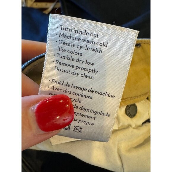 Paige Jeans Women 27 Blue Medium Wash Denim Ankle Faded Skyline Skinny - Picture 11 of 12